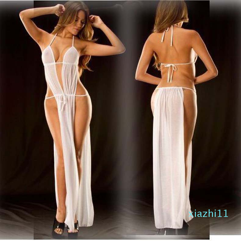 fashion-Luxury Ladies Sexy Lingerie Set Sexy Pajamas Designer Lace Backless Dress Home Date French Romantic Dress Backless dress, White
fashion-Luxury Ladies Sexy Lingerie Set Sexy Pajamas Designer Lace Backless Dress Home Date French Romantic Dress Backless dress, White