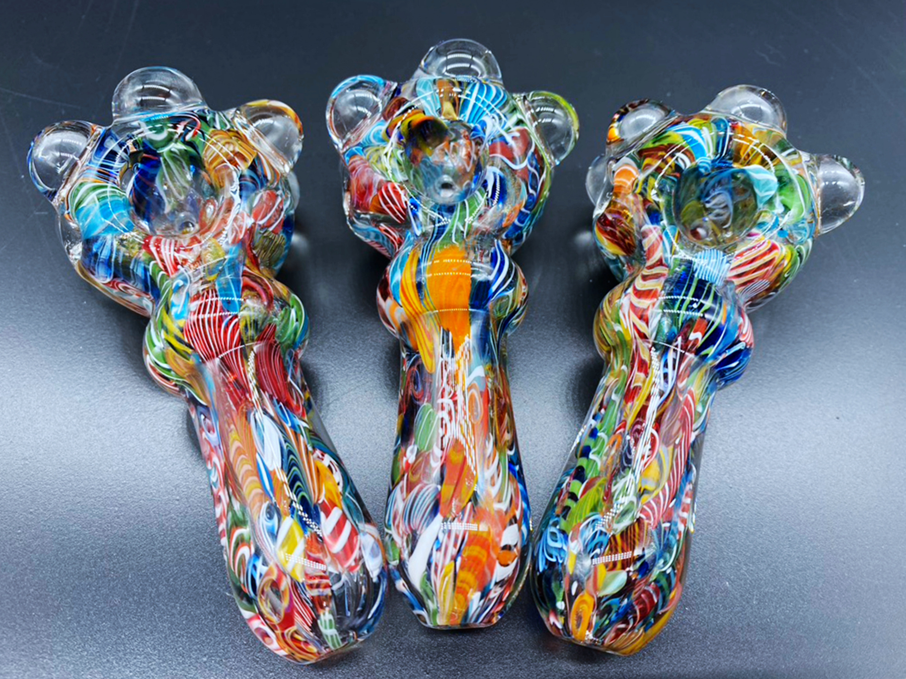 USA STOCK AVAILABLE! Factory Direct Seller Swirl Style Glass Smoking Pipe with Floral Pattern Pure Handmade 4.5 Inch 120g/pc SP-024
USA STOCK AVAILABLE! Factory Direct Seller Swirl Style Glass Smoking Pipe with Floral Pattern Pure Handmade 4.5 Inch 120g/pc SP-024