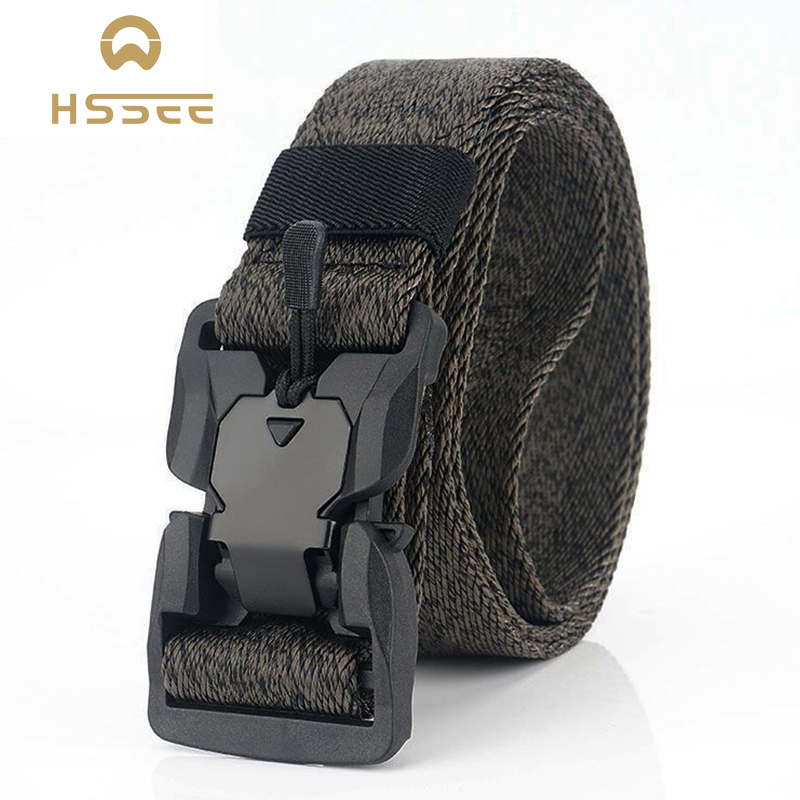 HSSEE 2020 magnetic tactical belt high quality polyester fiber official authentic sports belt environmental protection material, Khaki
HSSEE 2020 magnetic tactical belt high quality polyester fiber official authentic sports belt environmental protection material, Khaki