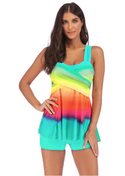popular big Fat plus slim Digital Print Swimwear double shoulder strap skirt split flat angle gradient Bikinis sets flexible stylish
popular big Fat plus slim Digital Print Swimwear double shoulder strap skirt split flat angle gradient Bikinis sets flexible stylish