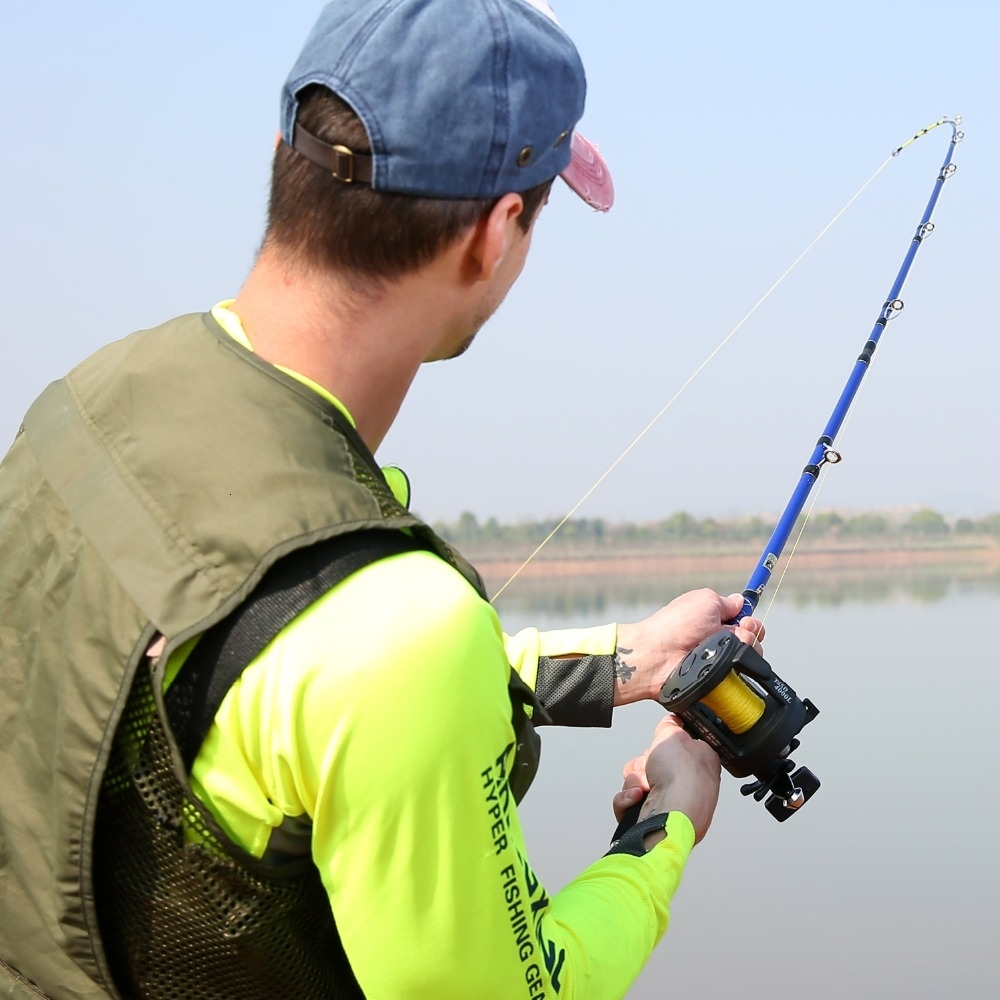 Sougayilang Saltwater Fishing Reels TSSD 3000L-4000L Trolling Drum Fishing Reel Saltwater Right Hand Black Sea Fish Reel T191015
