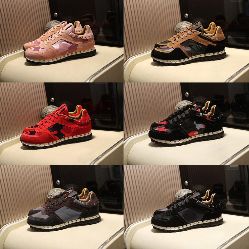 Tudded Leather Men Women Sneakers Real Leather Flat Trainers Newest Colors Camouflage Sneakers And Studded Lace-up Platform Causal Shoes, Black
Tudded Leather Men Women Sneakers Real Leather Flat Trainers Newest Colors Camouflage Sneakers And Studded Lace-up Platform Causal Shoes, Black