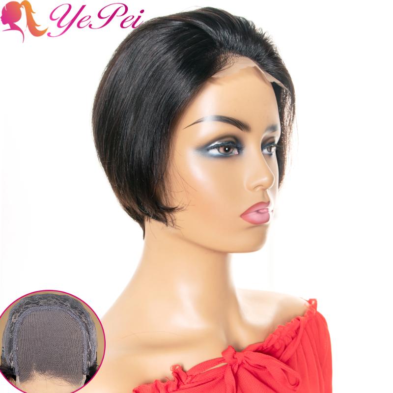 Pixie Cut Wig 4x4 Bob Lace Closure Wig Brazilian Straight Human Hair Wigs 130% Density Remy Short Human Hair Wigs Yepei, As pic
Pixie Cut Wig 4x4 Bob Lace Closure Wig Brazilian Straight Human Hair Wigs 130% Density Remy Short Human Hair Wigs Yepei, As pic