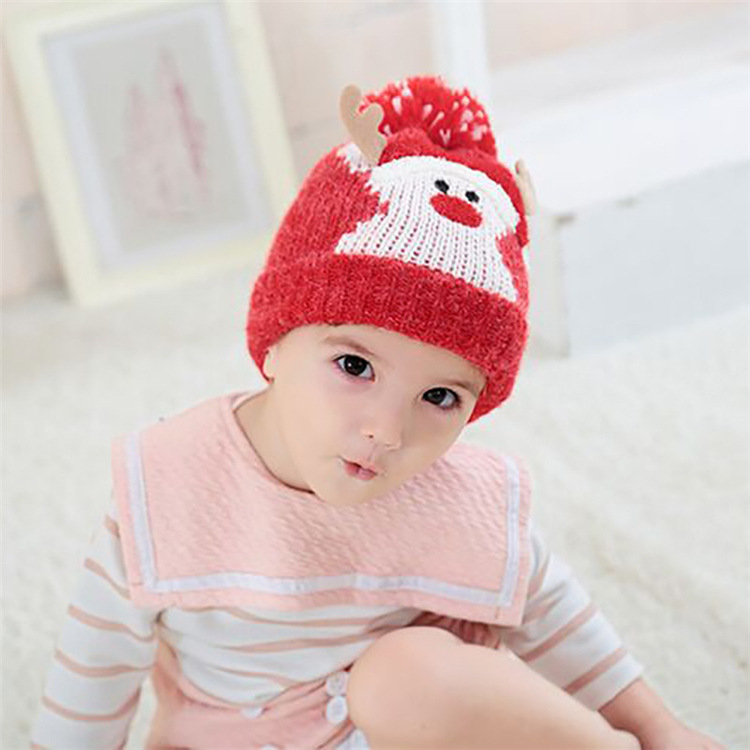 New Children's Christmas Hat, Fall and Winter Baby Cute Cartoon Elk Hair and Thickened Ear Protector Knitted Cap 10pcs/lot Y33
New Children's Christmas Hat, Fall and Winter Baby Cute Cartoon Elk Hair and Thickened Ear Protector Knitted Cap 10pcs/lot Y33