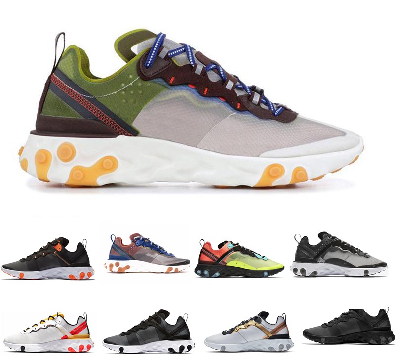 hot 55 React Element 87 outdoor Running Shoes Men Women Bred Bright Green Triple Black Tour Yellow Trainers Sports Sneakers Runner 36-45
hot 55 React Element 87 outdoor Running Shoes Men Women Bred Bright Green Triple Black Tour Yellow Trainers Sports Sneakers Runner 36-45