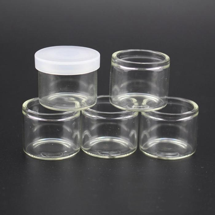 Custom Packaging No Neck 6ml Glass Concentrate Container Non Stick Glass Bottle Wax Dab Jar Thick Oil Acceptable OEM
Custom Packaging No Neck 6ml Glass Concentrate Container Non Stick Glass Bottle Wax Dab Jar Thick Oil Acceptable OEM