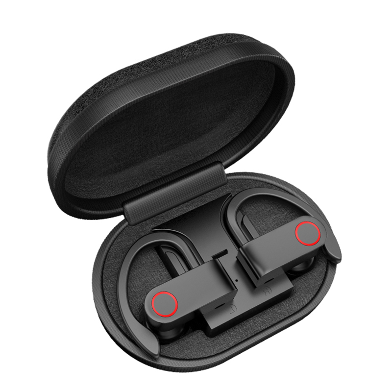 A9 Wireless Bluetooth Earphone TWS with Charging Box Bluetooth Headphone V5.0 True Stereo Sweatproof Earbuds with Mic, Black
A9 Wireless Bluetooth Earphone TWS with Charging Box Bluetooth Headphone V5.0 True Stereo Sweatproof Earbuds with Mic, Black
