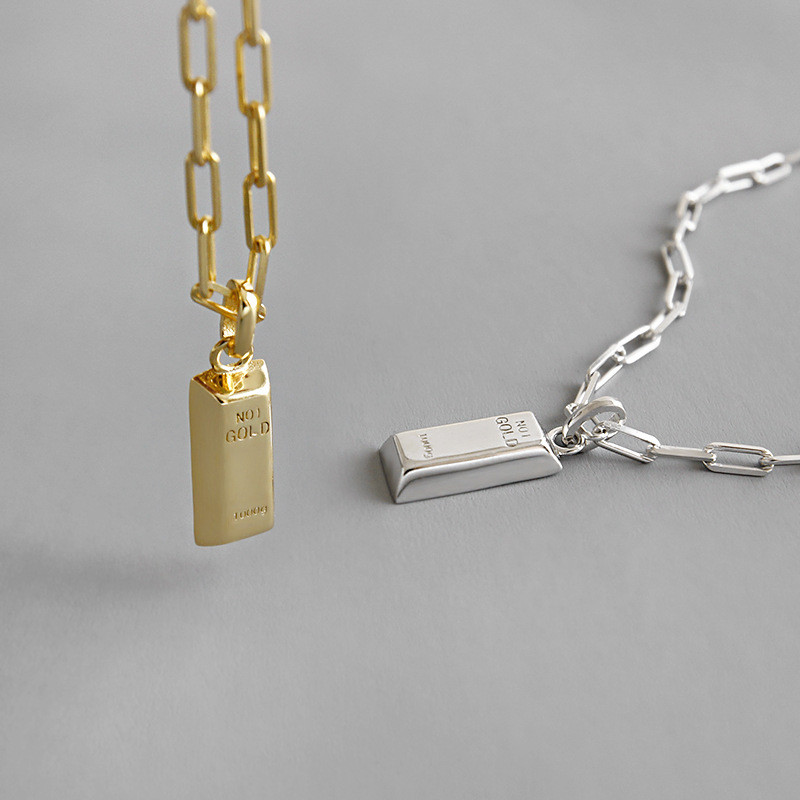 Authentic 925 Sterling Silver Necklaces&Pendants For Women Men Fine Jewelry Geomteric Square Pendant Necklace erkek kolye
Authentic 925 Sterling Silver Necklaces&Pendants For Women Men Fine Jewelry Geomteric Square Pendant Necklace erkek kolye