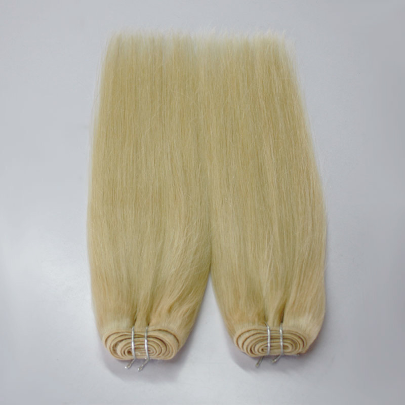 elibess brand 3 bundles 613 blonde color hair weave 613 brazilian remy human hair weave free dhl
