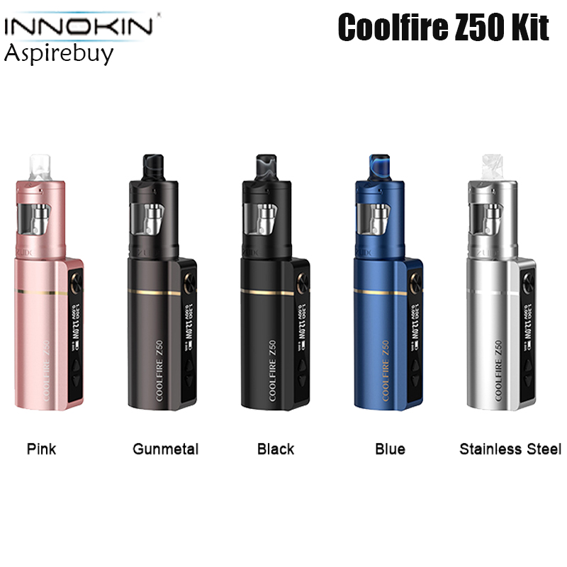 Innokin Coolfire Z50 Kit 2100mAh built-in Battery with 4ml Zlide Tank Competiable with all Z Coil E-cigarette Kit VS Drag S 100% Original
Innokin Coolfire Z50 Kit 2100mAh built-in Battery with 4ml Zlide Tank Competiable with all Z Coil E-cigarette Kit VS Drag S 100% Original