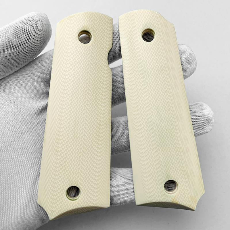 Tactics Pistol 1911 Grips White resin Grips patch Custom Grips CNC Material 1911 Accessories
Tactics Pistol 1911 Grips White resin Grips patch Custom Grips CNC Material 1911 Accessories