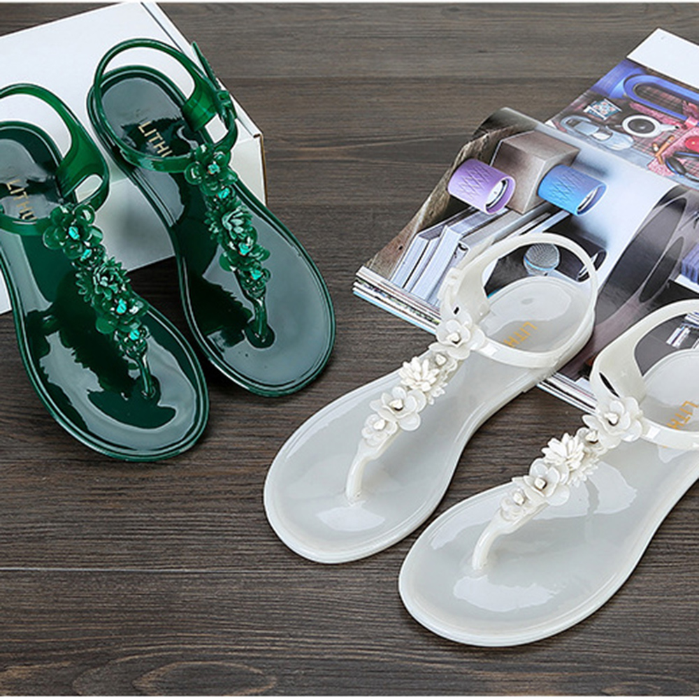 Women Sandals shoes ankle traps Floral jelly shoes soft leather daily quick dry waterproof summer beach casual Sandals, Black
Women Sandals shoes ankle traps Floral jelly shoes soft leather daily quick dry waterproof summer beach casual Sandals, Black