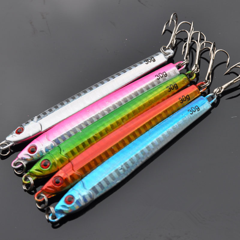 Ocean Fishing Lure 30g/9cm Jigs Metal Bait Long Cast Deep Sea Jigbait Lead Artificial Lures
Ocean Fishing Lure 30g/9cm Jigs Metal Bait Long Cast Deep Sea Jigbait Lead Artificial Lures