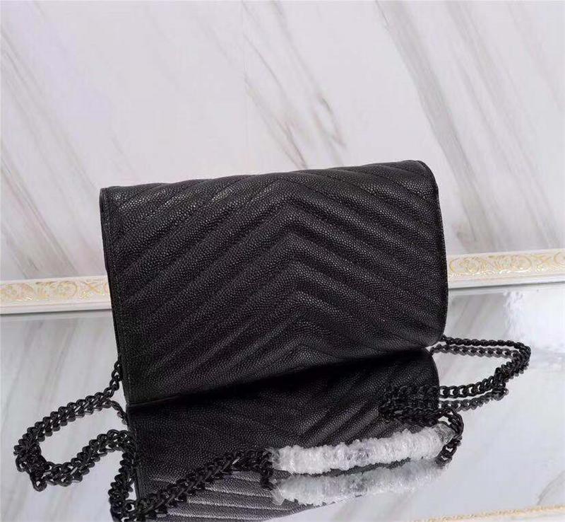 Designer-crossbody bag Caviar cowhide leather Woc envelope bag classic sliver gold chain bags singler shoulder bags luxury handbags purses, Caviar black color with sliver hardware
Designer-crossbody bag Caviar cowhide leather Woc envelope bag classic sliver gold chain bags singler shoulder bags luxury handbags purses, Caviar black color with sliver hardware