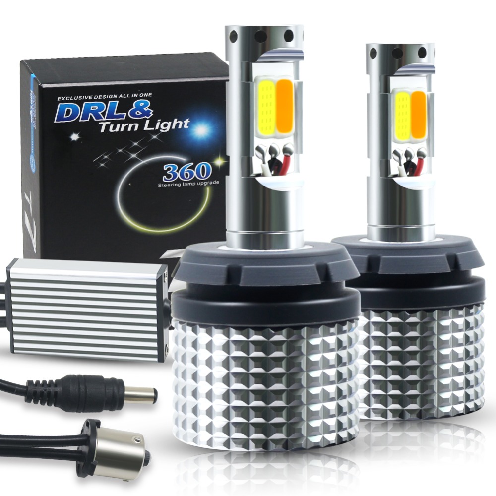 2X Daytime Running Light 1156 7440 7443 3157 3156 Socket LED Bulbs For Auto DRL White Driving Yellow Turn Signal Car Day Light, As pic
2X Daytime Running Light 1156 7440 7443 3157 3156 Socket LED Bulbs For Auto DRL White Driving Yellow Turn Signal Car Day Light, As pic