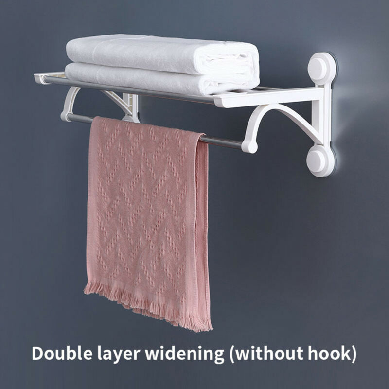 Anti-rust Stainless Steel Towel Shelf Wall-Mounted Bathroom Holder Adhesive Force Bathroom Shelf Single/Double Bars Towel Rack
Anti-rust Stainless Steel Towel Shelf Wall-Mounted Bathroom Holder Adhesive Force Bathroom Shelf Single/Double Bars Towel Rack