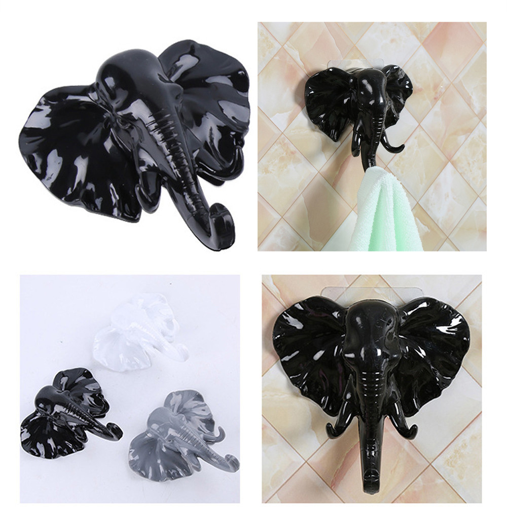 Elephant Head Animal Wall Door Clothing Hook Display Storage Racks Self Adhesive Hanger Bag Keys Sticky Holder Creative Decor
Elephant Head Animal Wall Door Clothing Hook Display Storage Racks Self Adhesive Hanger Bag Keys Sticky Holder Creative Decor