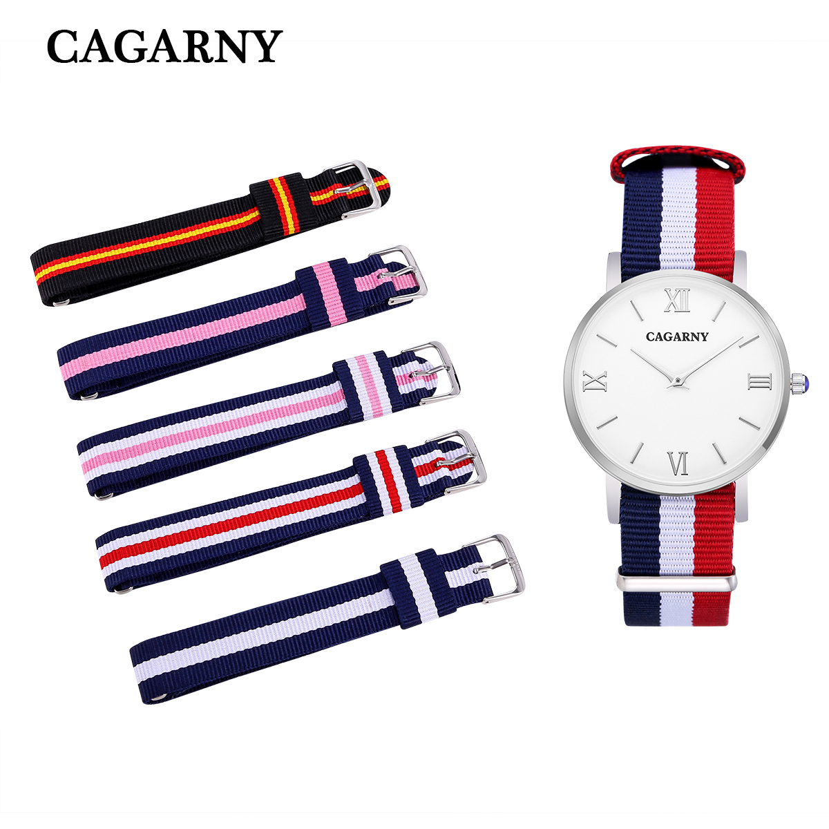 CAGARNY Brand Rome rose gold 36 mm fashion women Watch Ultra Thin Mesh Quartz ladies Bracelet watch mujer reloje zegarek damski