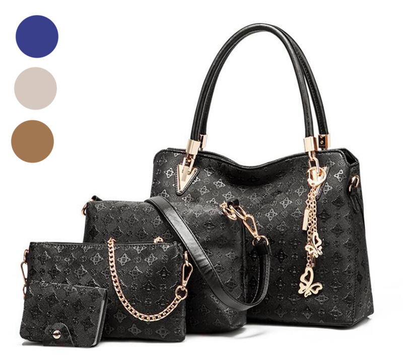 4pcs for set Fashion Luxury Designer Bags Pattern Plain Color Designer Handbags Classical Tote Clutch Shoulder Shopping Bag Composite Bag, Gold
4pcs for set Fashion Luxury Designer Bags Pattern Plain Color Designer Handbags Classical Tote Clutch Shoulder Shopping Bag Composite Bag, Gold