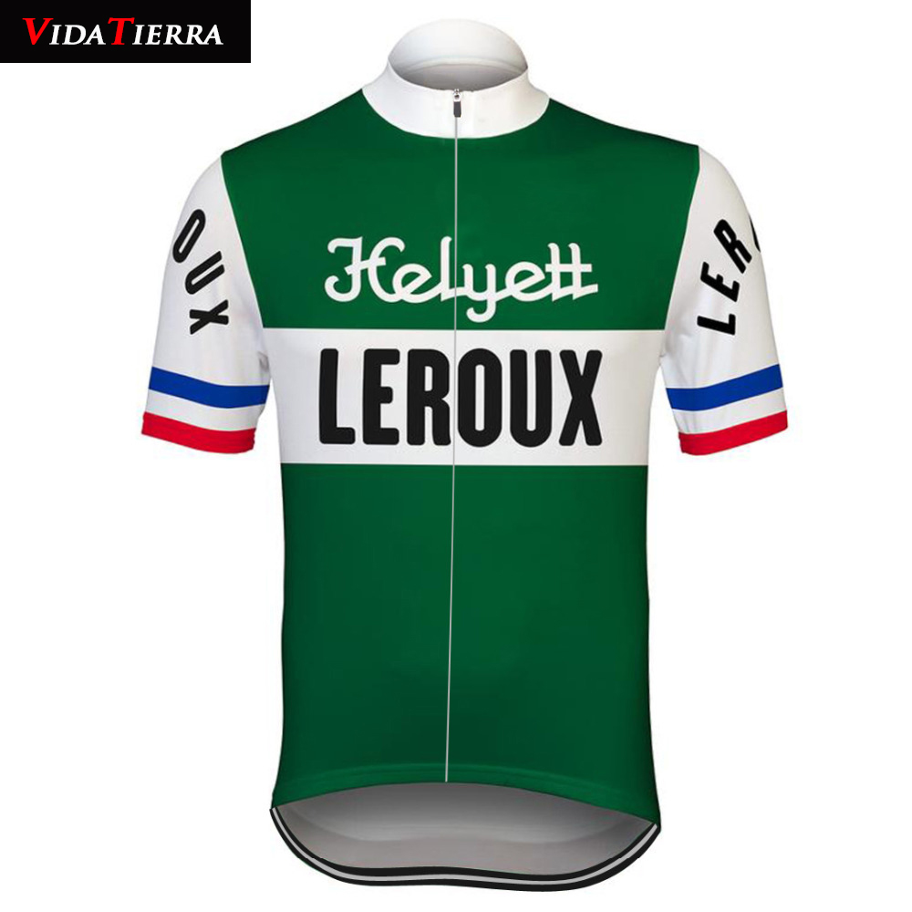 2019 VIDA TIERRA cycling jersey green Retro pro team racing leroux bicycle clothing Ciclismo classic Breathable cool Outdoor sports Retro, Men
2019 VIDA TIERRA cycling jersey green Retro pro team racing leroux bicycle clothing Ciclismo classic Breathable cool Outdoor sports Retro, Men
