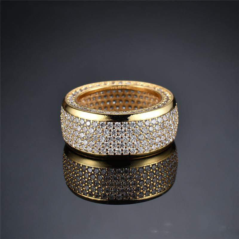 Iced Out CZ Cubic Zirconia Gold Hip Hop Pentagram Star Mens Ring Band Full Diamond Street Rapper Jewelry Gifts for Men
Iced Out CZ Cubic Zirconia Gold Hip Hop Pentagram Star Mens Ring Band Full Diamond Street Rapper Jewelry Gifts for Men
