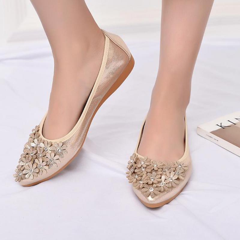 gold silver crystal floral flat ballet shoes women summer comfortable breathable rhinestone flats single shoes, Black
gold silver crystal floral flat ballet shoes women summer comfortable breathable rhinestone flats single shoes, Black