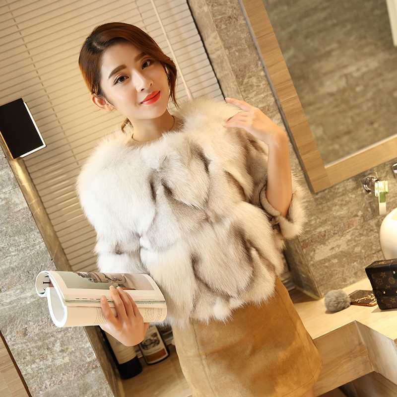 DaJane The new autumn and winter the skin fur fur coat of cultivate one's morality short frock, Gray
DaJane The new autumn and winter the skin fur fur coat of cultivate one's morality short frock, Gray