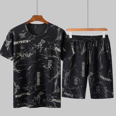 Man's Summer Tracksuit Quick-drying Shorts Male Tide Short-sleeved T-shirt Two Pieces Increase Summer Sportswear Loose Short-sleeved Suit
Man's Summer Tracksuit Quick-drying Shorts Male Tide Short-sleeved T-shirt Two Pieces Increase Summer Sportswear Loose Short-sleeved Suit