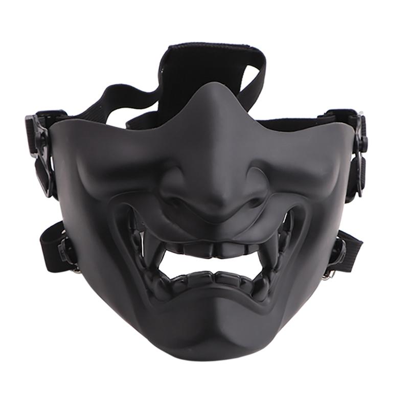 Scary Smiling Ghost Half Face Mask Shape Adjustable (Tactical) Headwear Protection Halloween Costumes Accessories
Scary Smiling Ghost Half Face Mask Shape Adjustable (Tactical) Headwear Protection Halloween Costumes Accessories