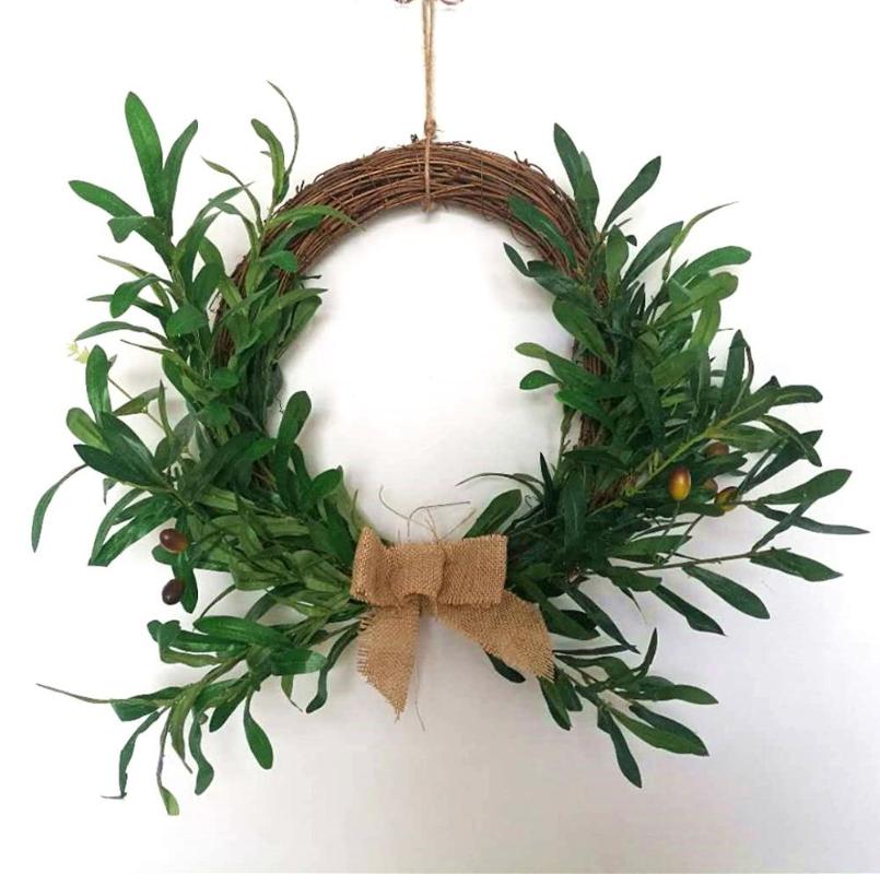 Householg Decor Hanging Olive Leaf with Fruit Garland Artificial Vine Garland Decorations Green Rattan Fake Flower 
Householg Decor Hanging Olive Leaf with Fruit Garland Artificial Vine Garland Decorations Green Rattan Fake Flower