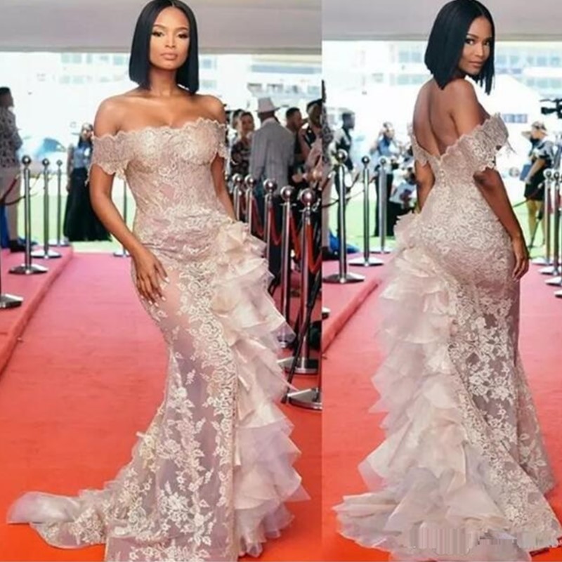 Sexy Ruffles Mermaid Celebrity Dress Lace Applique Sleeveless Tulle Sweep Train Formal Evening Gowns Glamorous Arabic backless Prom Dress, Same as picture
Sexy Ruffles Mermaid Celebrity Dress Lace Applique Sleeveless Tulle Sweep Train Formal Evening Gowns Glamorous Arabic backless Prom Dress, Same as picture