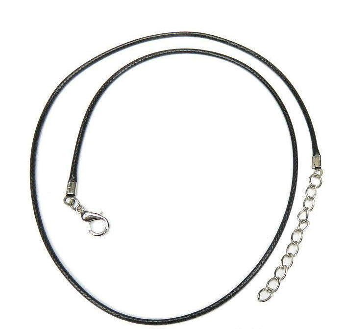 100pcs/lot Black 1.5mm Wax Leather Snake Necklace Beading Cord String Rope Wire 45cm Extender Chain with Lobster Clasp DIY jewelry Making
100pcs/lot Black 1.5mm Wax Leather Snake Necklace Beading Cord String Rope Wire 45cm Extender Chain with Lobster Clasp DIY jewelry Making