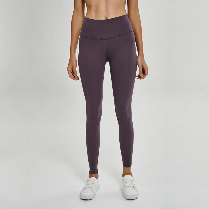 Ladies Leggings Basic Pattern High Waist Full Length Stretchy Ultra Soft 80% Nylon 20% Spandex Compression Fitness Sport Leggings MX200329