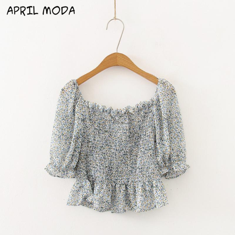 2020 Summer Women Chic Gorgeous Sweet Retro Square Collar Elastic Waist Chiffon Shirt Lady Long Sleeve Fashion Clothing Blouse, Xym1238
2020 Summer Women Chic Gorgeous Sweet Retro Square Collar Elastic Waist Chiffon Shirt Lady Long Sleeve Fashion Clothing Blouse, Xym1238