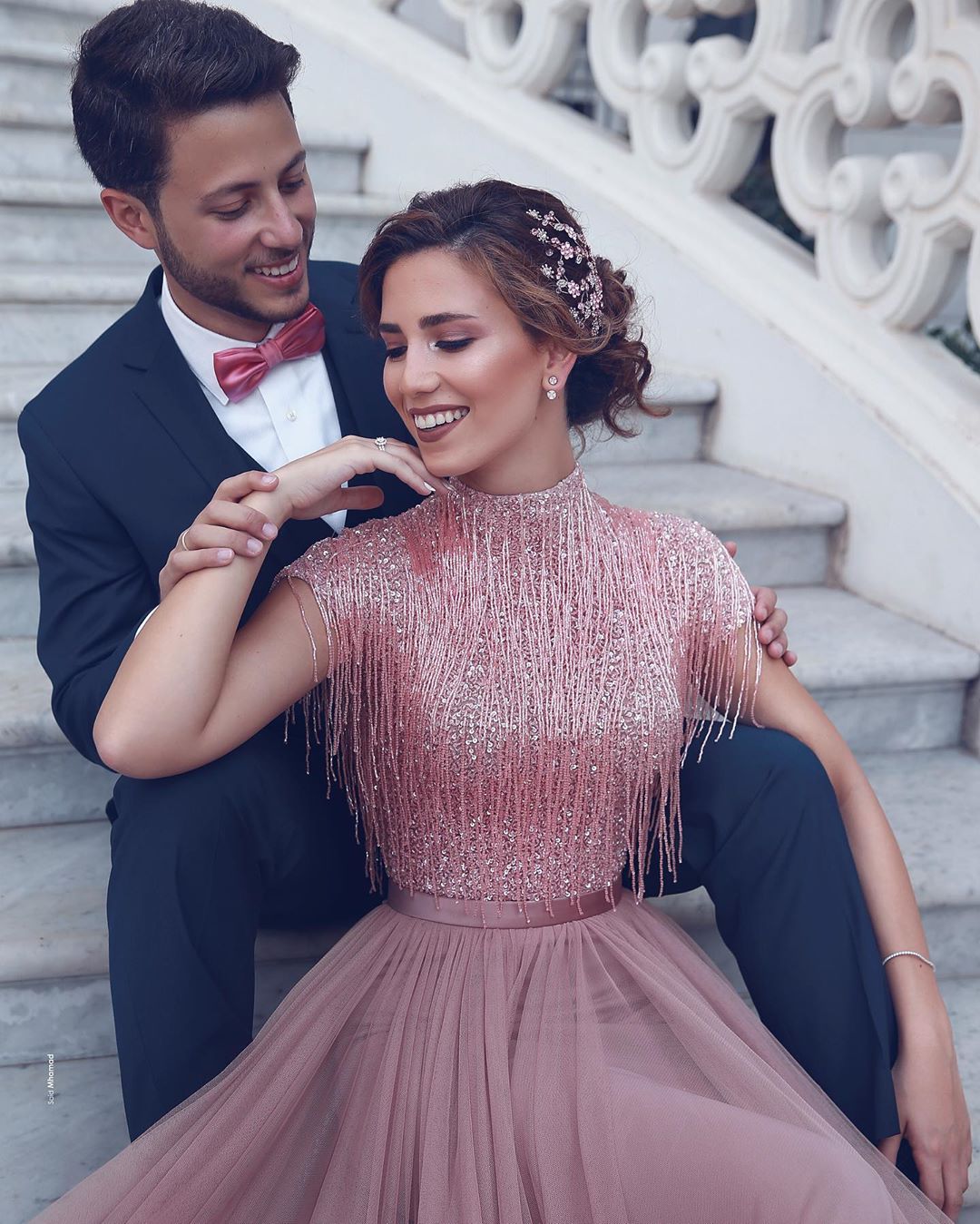Modest New Arrival Evening Dresses High Short Long Sleeve Beading Sequins Formal Dresses Zipper Floor Length Party Gowns