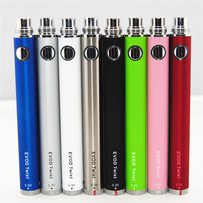 Hot EVOD TWIST VV 510 Ego Thead Vape Battery 1100 900 650 mAh Variable Voltage 3.3v-4.8v electronic cigarette vision battery
Hot EVOD TWIST VV 510 Ego Thead Vape Battery 1100 900 650 mAh Variable Voltage 3.3v-4.8v electronic cigarette vision battery