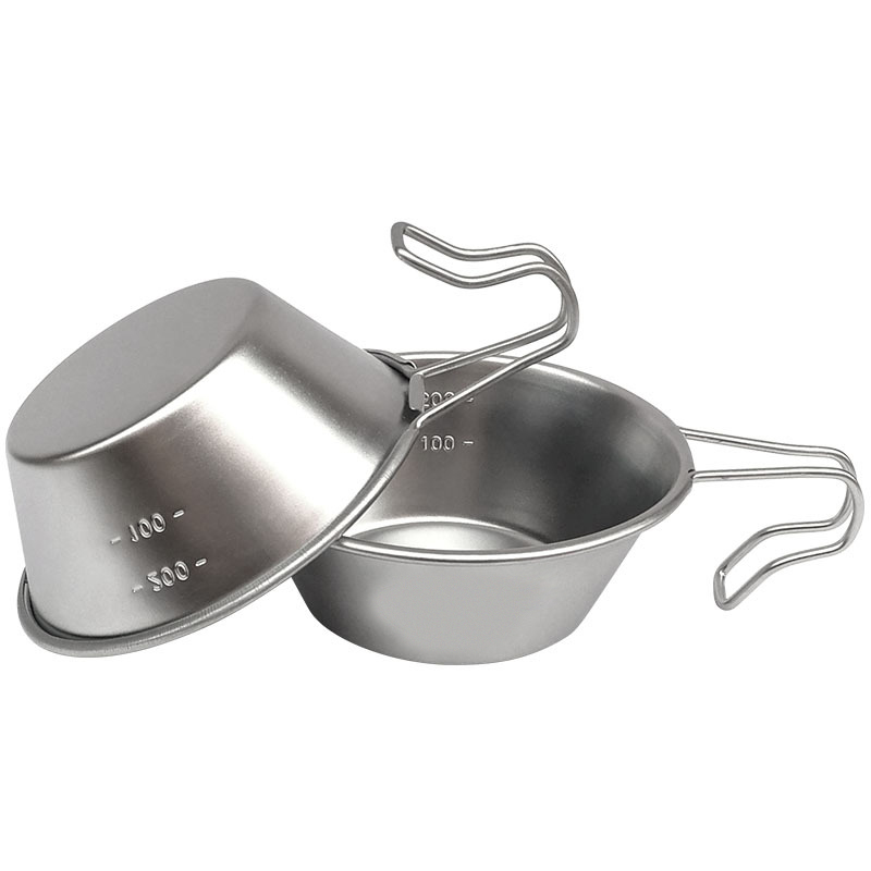 2Pc Stainless Steel Bowl Portable Camping Cookware Outdoor Mini Cup Tableware with Handle Anti-Scalding Small Bowl
2Pc Stainless Steel Bowl Portable Camping Cookware Outdoor Mini Cup Tableware with Handle Anti-Scalding Small Bowl