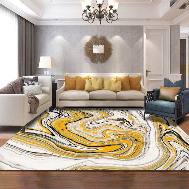 Modern Abstract Art Area Rugs Watercolor Yellow White Marble Pattern Rug and Carpet Living Room Bedroom Bedside Sofa Floor Mats, Carpet1
Modern Abstract Art Area Rugs Watercolor Yellow White Marble Pattern Rug and Carpet Living Room Bedroom Bedside Sofa Floor Mats, Carpet1