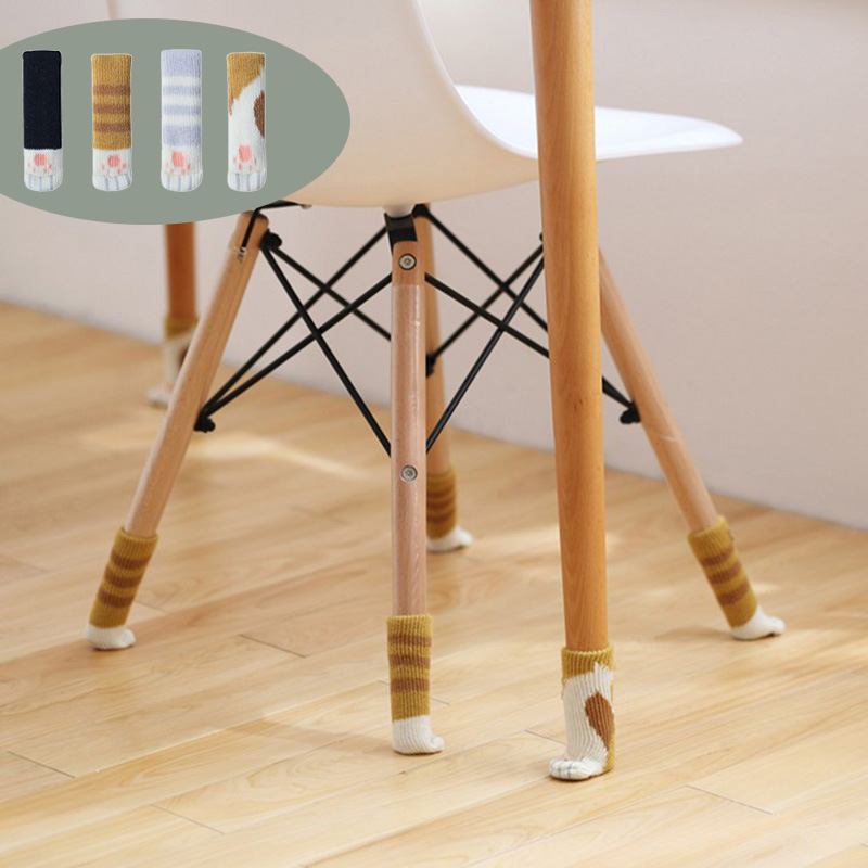 Hot Sale Lovely 4Pcs Cat feet Chair Leg Table Foot Covers Floor Protectors Floral Kint doorknob Chair Cover sock
Hot Sale Lovely 4Pcs Cat feet Chair Leg Table Foot Covers Floor Protectors Floral Kint doorknob Chair Cover sock