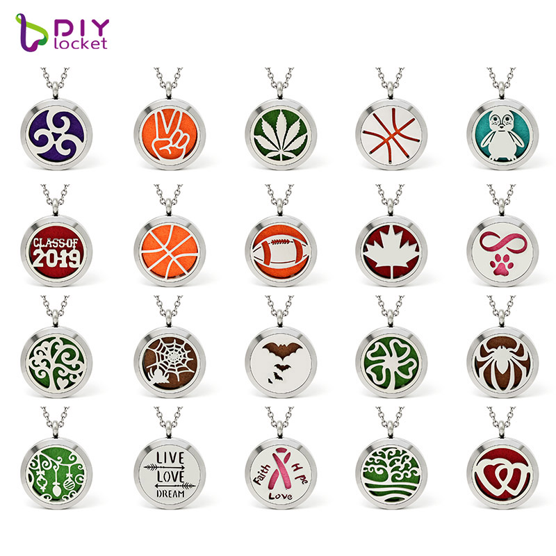 30MM Aromatherapy Locket Pendant Perfume Floating Locket Oil Diffuser Necklace 316L Stainless Steel (Free Chains & Pads) AA269-288, Silver
30MM Aromatherapy Locket Pendant Perfume Floating Locket Oil Diffuser Necklace 316L Stainless Steel (Free Chains & Pads) AA269-288, Silver