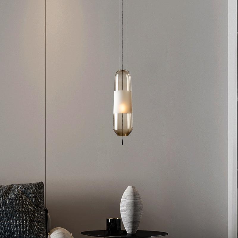 Nordic Glass LED Pendant Lights Modern Led Hanging Lamp Industrial Decor Luminaire Dining Room Kitchen Indoor Lighting Fixtures