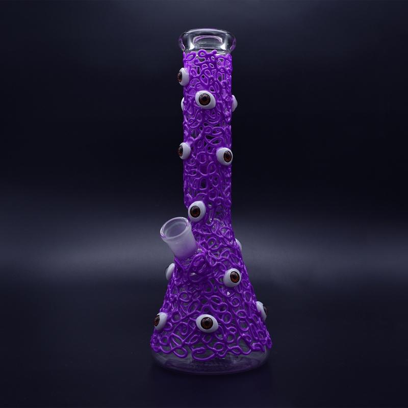 New 11 inch 5mm glass beaker bong glow in the dark glass water pipe hand painting new design dab rigs
New 11 inch 5mm glass beaker bong glow in the dark glass water pipe hand painting new design dab rigs