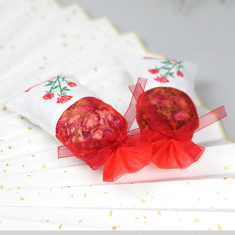 Purple Cotton Organza Lavender Sachet Bag DIY Dried Flower Sweet Bursa Wardrobe Mouldproof Gift Bag Fragrance Bag Wholesale DBC BH3106