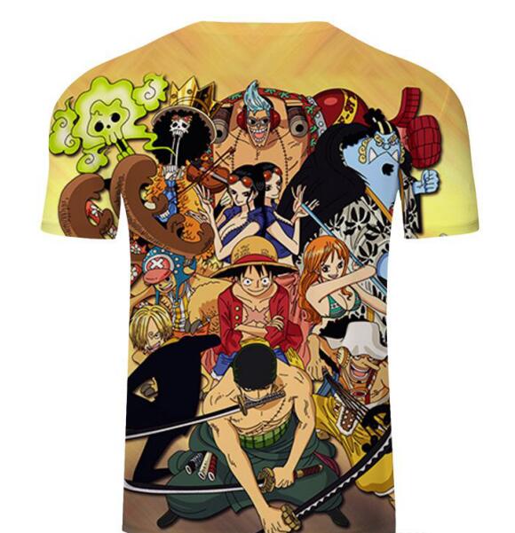 Luffy One Piece T-shirts Men Women 2020 New Fashion Hip Hop T Shirt Casual Clothing 3D Printed Summer Tops Tees t shirts for men