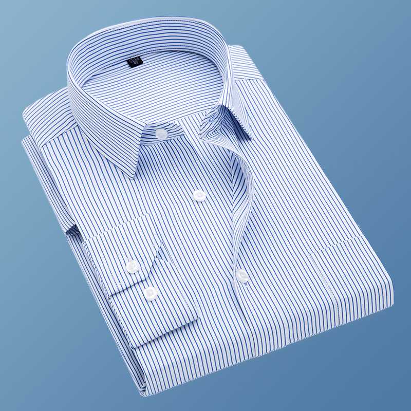 Striped Shirt Men Formal Business Dress Shirts Trends 2020 Long Sleeve Slim Fit Shirts for Men Plus Size 6XL 7XL 8XL Designer, K08-1
Striped Shirt Men Formal Business Dress Shirts Trends 2020 Long Sleeve Slim Fit Shirts for Men Plus Size 6XL 7XL 8XL Designer, K08-1
