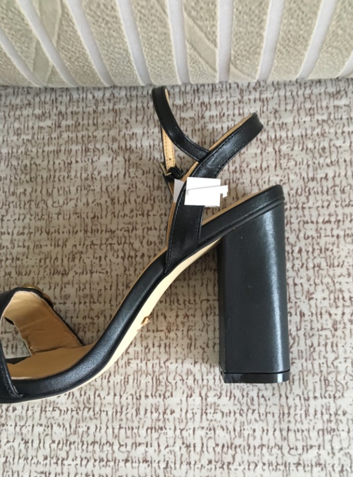 Hot Sale-hion high heels sandals leather soft suede casual black sandal shoes lady outdoor heels big size 42 41 40 green