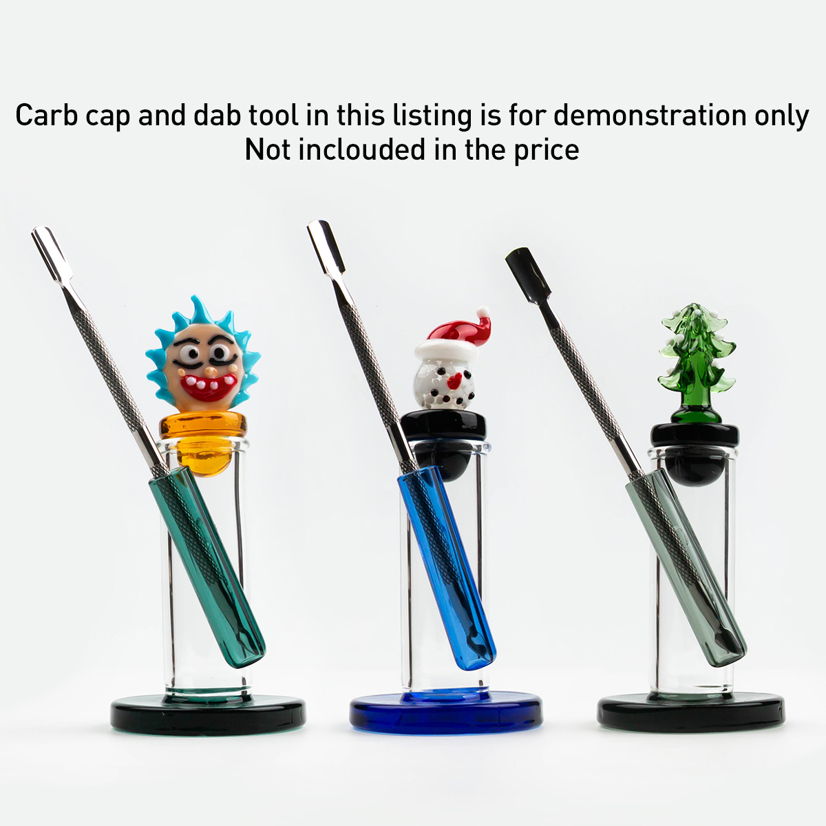 Hookahs Thick Clear Glass stand Carb Cap Holder for 25mm 30mm ball caps spinning cyclone Quartz Banger dabber tools
Hookahs Thick Clear Glass stand Carb Cap Holder for 25mm 30mm ball caps spinning cyclone Quartz Banger dabber tools