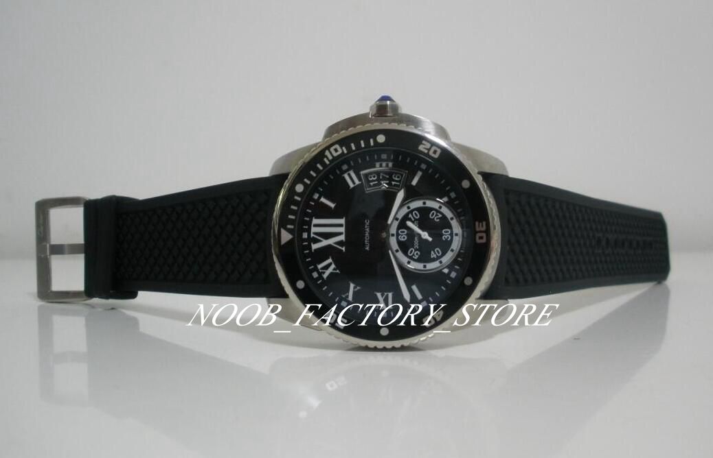 Best Luxury Men's Watches 42mm black dial Sapphire Glass Automatic Mechanical Watch Wrisrwatch Rubber Strap Watches, 01
Best Luxury Men's Watches 42mm black dial Sapphire Glass Automatic Mechanical Watch Wrisrwatch Rubber Strap Watches, 01