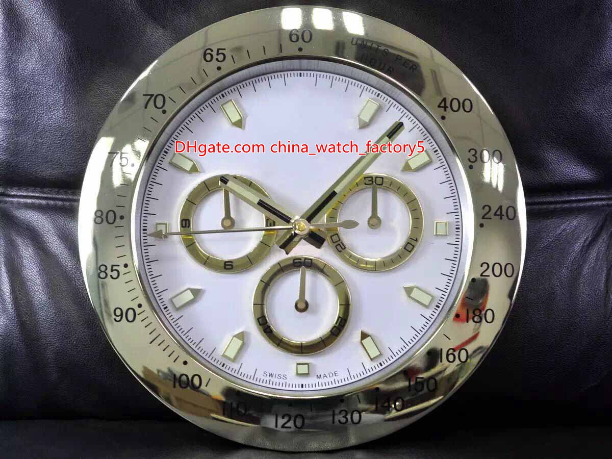 10 Style High Quality Watch Wall Clock 34CM x 5CM 2KG Stainless Steel Quartz Electronic Blue Luminescent Cosmograph 116508 Watches Clock
10 Style High Quality Watch Wall Clock 34CM x 5CM 2KG Stainless Steel Quartz Electronic Blue Luminescent Cosmograph 116508 Watches Clock