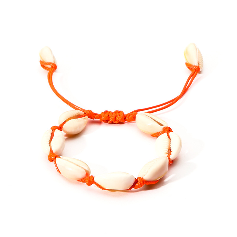 Shell woven rope bracelet ladies beach adjustable natural shell creative ladies jewelry - you have your own personality and style
